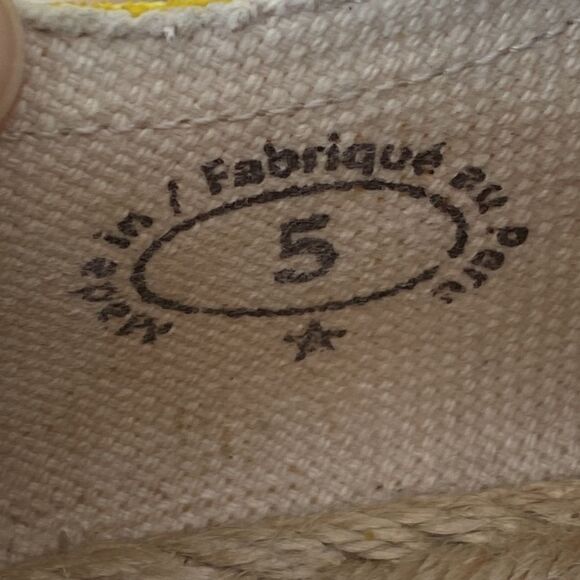 Vintage Rare JOHN FLUEVOG Waxed Canvas Espadrille Platform Oxfords Shoes - Picture 13 of 14